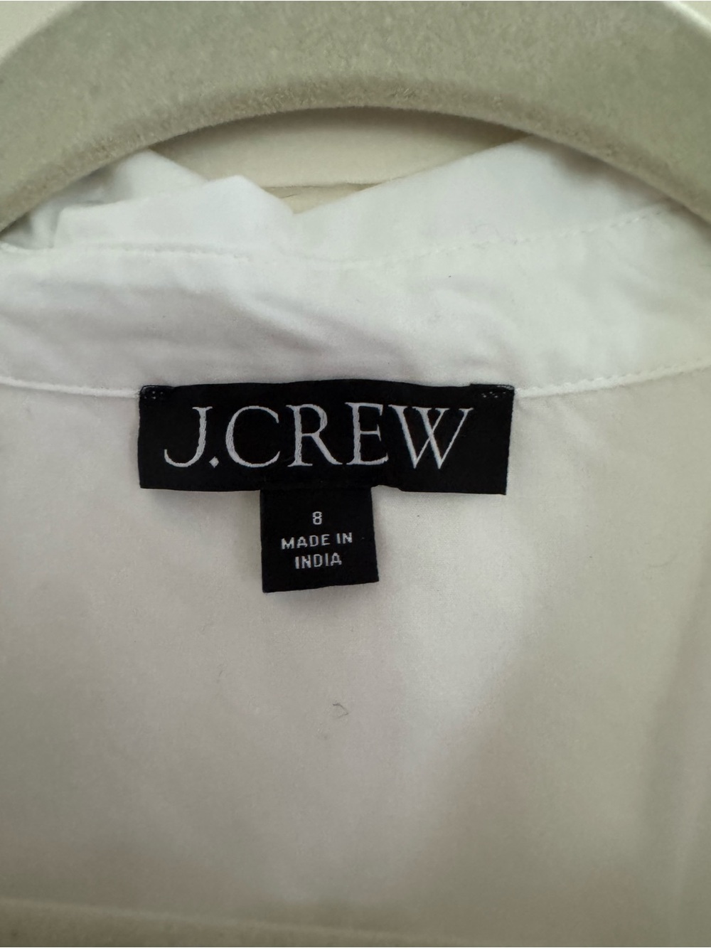 J. Crew White Short-Sleeve Shirtdress - Picture 3 of 6